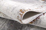4' X 6' Gray And Ivory Modern Abstract Area Rug - Homeroots - Flyclothing LLC