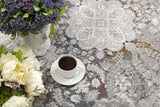 4' X 6' Gray Abstract Patterns Area Rug - Homeroots - Flyclothing LLC