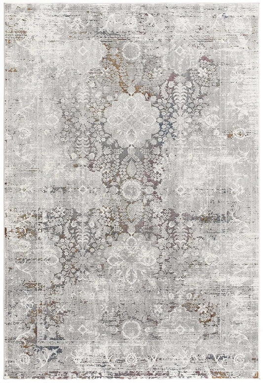 4' X 6' Gray Abstract Patterns Area Rug - Homeroots - Flyclothing LLC