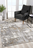4' X 6' Beige And Gray Distressed Area Rug - Homeroots - Flyclothing LLC