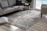5' X 8' Beige And Gray Distressed Area Rug - Homeroots - Flyclothing LLC