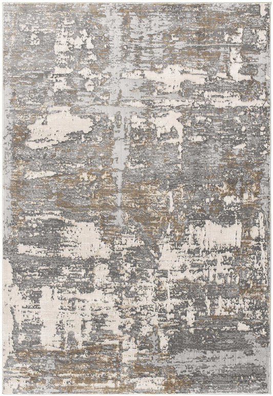 5' X 8' Beige And Gray Distressed Area Rug - Homeroots - Flyclothing LLC