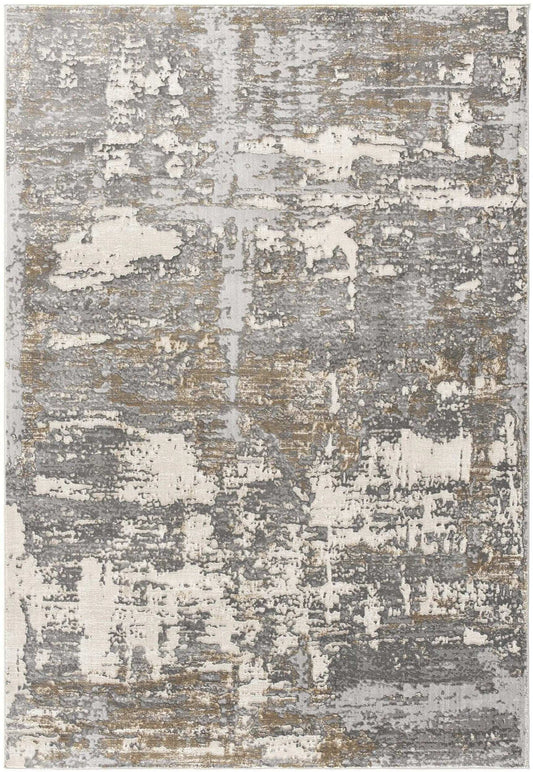 7' X 10' Beige And Gray Distressed Area Rug - Homeroots - Flyclothing LLC