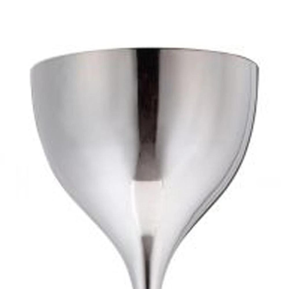 67" Steel Floor Lamp With Silver Steel Bell Shade - Homeroots