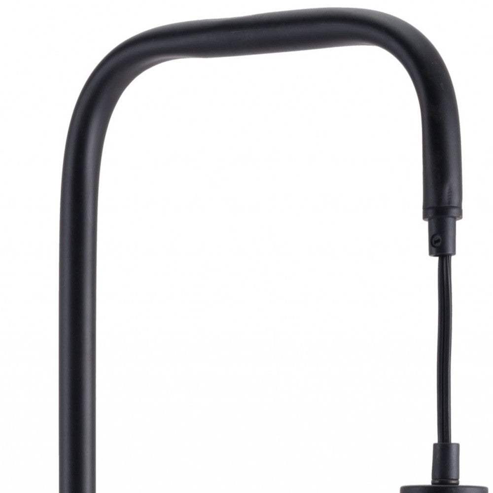 Black Industrial and White Marble Bulb Floor Lamp - Homeroots - Flyclothing LLC