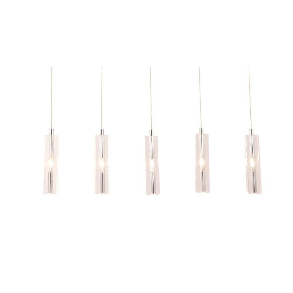 Stark Five Bulb Clear Ceiling Lamp - Homeroots - Flyclothing LLC