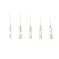 Stark Five Bulb Clear Ceiling Lamp - Homeroots