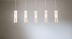 Stark Five Bulb Clear Ceiling Lamp