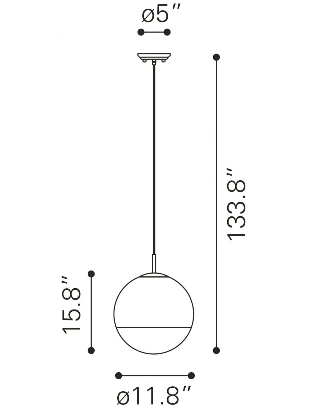 Silver Lantern Metal Dimmable Ceiling Light - Homeroots