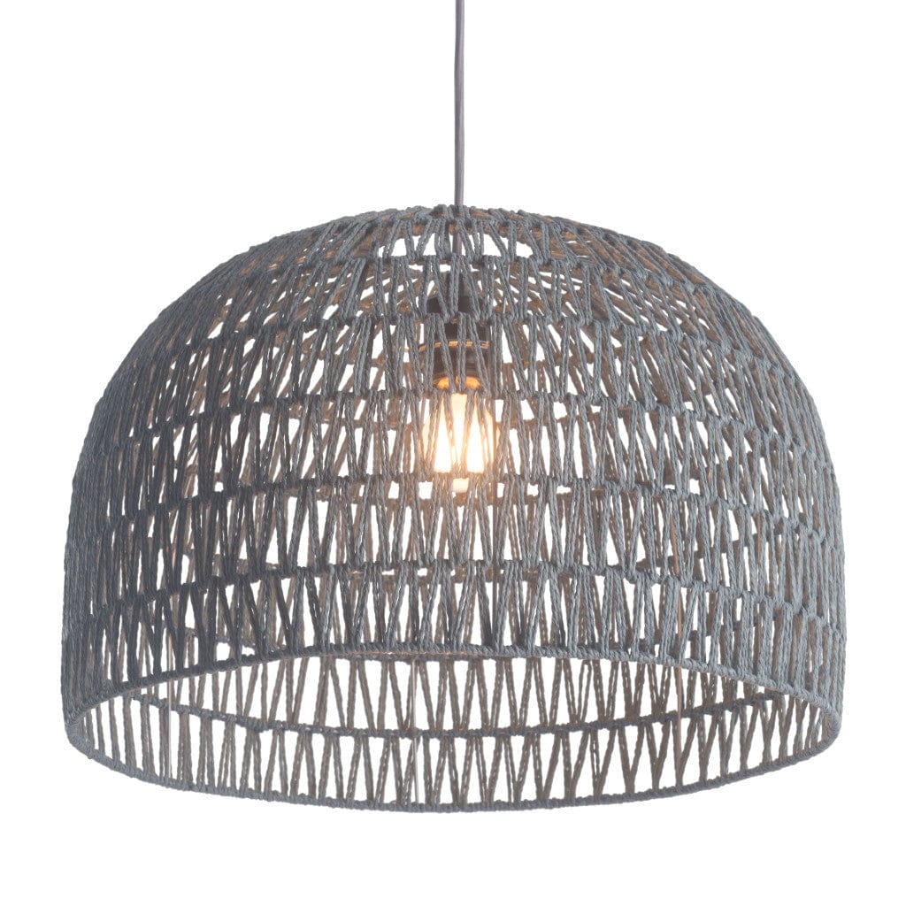 Gray Lantern Metal Dimmable Ceiling Light With Shades - Homeroots