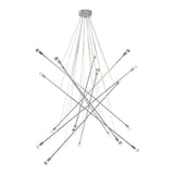 Intersected Ceiling Lamp Chrome - Homeroots