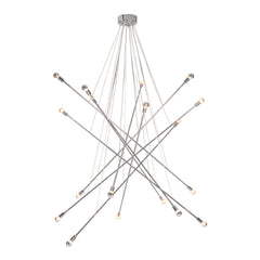 Intersected Ceiling Lamp Chrome