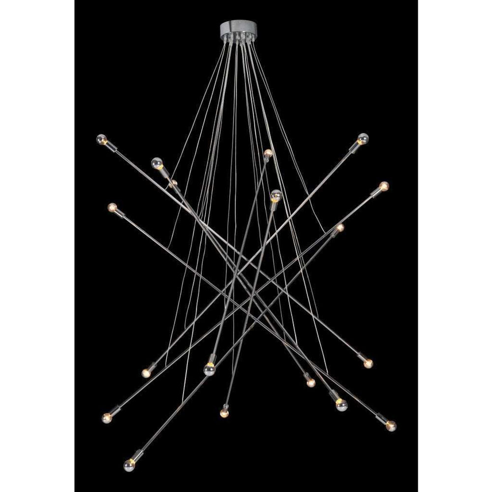Intersected Ceiling Lamp Chrome - Homeroots - Flyclothing LLC