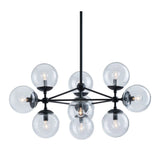 Abundant Ceiling Lamp Black - Homeroots