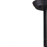 Black Kitchen Island Six Light Metal Ceiling Light - Homeroots