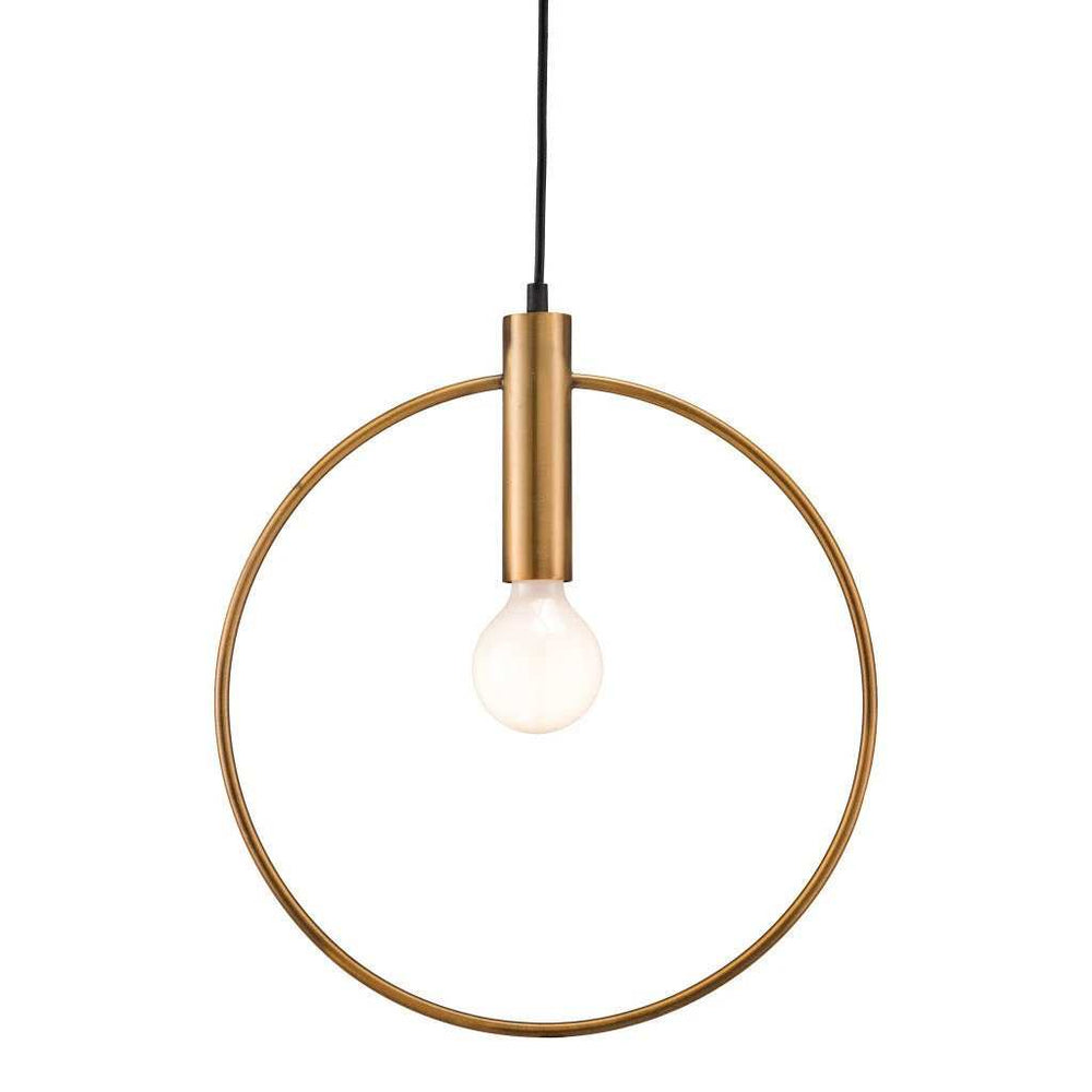 Gold Ring Ceiling Lamp - Homeroots - Flyclothing LLC