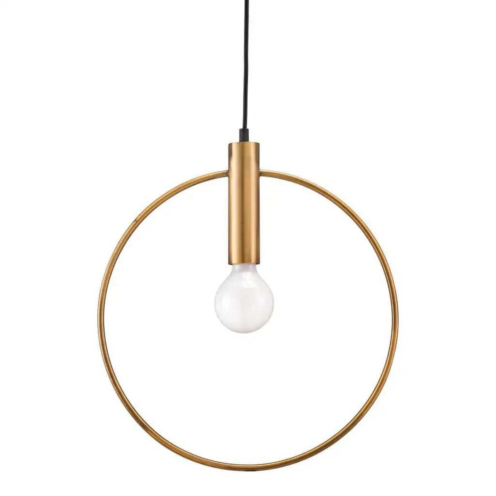 Gold Ring Ceiling Lamp - Homeroots - Flyclothing LLC