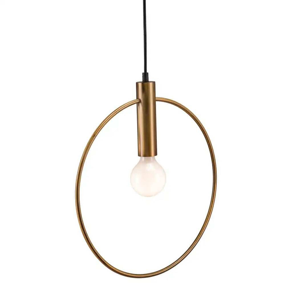 Gold Ring Ceiling Lamp - Homeroots - Flyclothing LLC