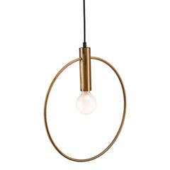 Gold Ring Ceiling Lamp - Homeroots