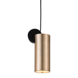Gold Deco Cylinder Ceiling Lamp - Homeroots