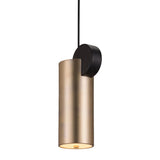Gold Deco Cylinder Ceiling Lamp - Homeroots