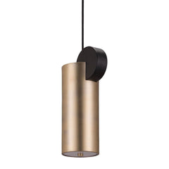 Gold Deco Cylinder Ceiling Lamp - Homeroots