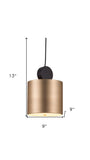 Gold Can Deco Lamp Gold - Homeroots