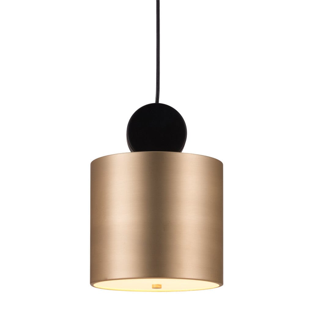 Gold Can Deco Lamp Gold - Homeroots