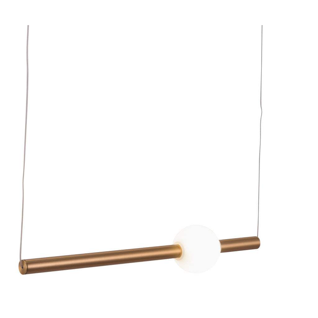 Vertical Cylinder Lamp Gold - Homeroots - Flyclothing LLC