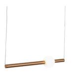 Vertical Cylinder Lamp Gold - Homeroots