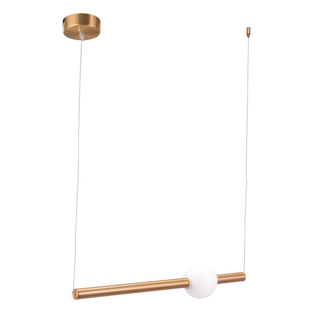Vertical Cylinder Lamp Gold - Homeroots - Flyclothing LLC
