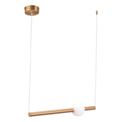 Vertical Cylinder Lamp Gold