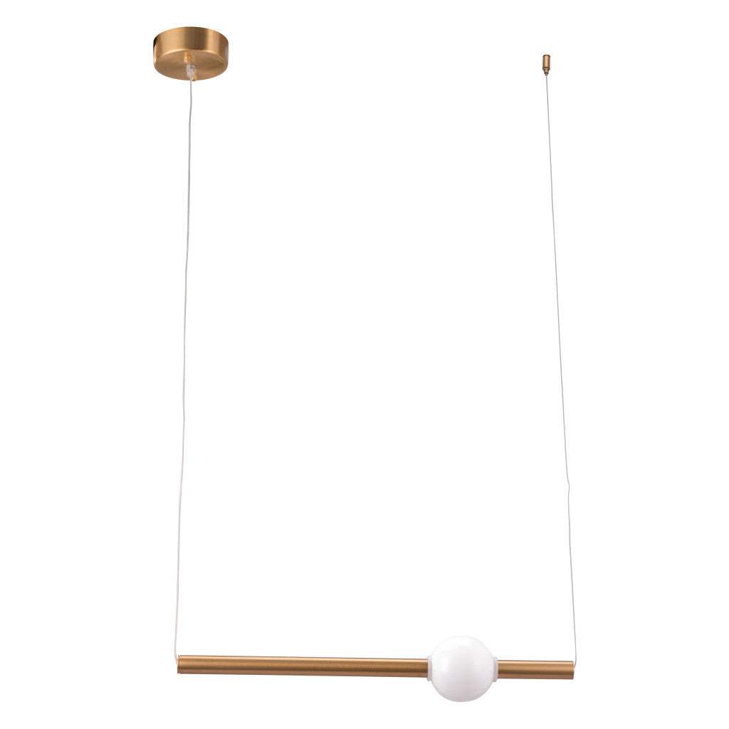 Vertical Cylinder Lamp Gold - Homeroots - Flyclothing LLC