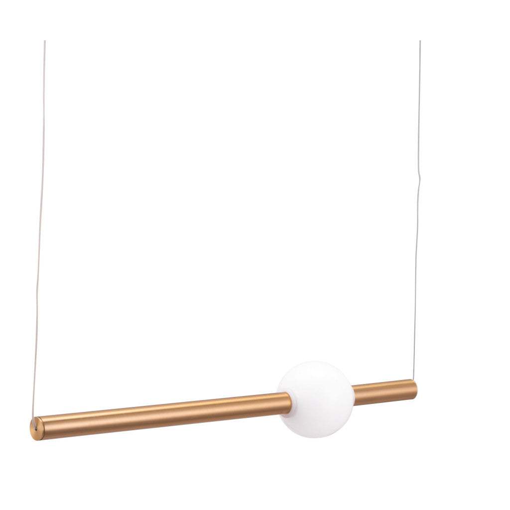 Vertical Cylinder Lamp Gold - Homeroots - Flyclothing LLC