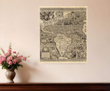 20" X 24" Vintage 1562 Map Of Early Americas Wall Art - Homeroots - Flyclothing LLC