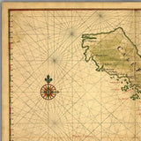 24" X 36" California As An Island C1650 Vintage Map Wall Art - Homeroots - Flyclothing LLC
