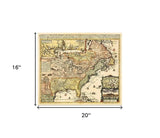 Vintage 1773 Map Of British Empire In North America Unframed Print Wall Art - Homeroots - Flyclothing LLC