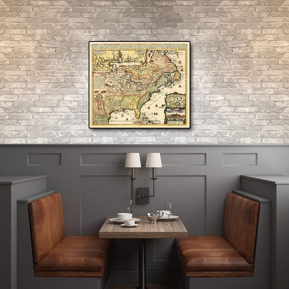 Vintage 1773 Map Of British Empire In North America Unframed Print Wall Art - Homeroots - Flyclothing LLC