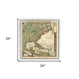 Vintage 1773 Map Of British Empire In North America Unframed Print Wall Art - Homeroots - Flyclothing LLC