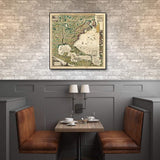 Vintage 1771 Map Of North America Unframed Print Wall Art - Homeroots - Flyclothing LLC
