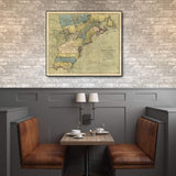 Vintage 1771 Map Of North America Unframed Print Wall Art - Homeroots - Flyclothing LLC
