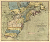 Vintage 1771 Map Of North America Unframed Print Wall Art - Homeroots - Flyclothing LLC