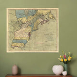 Vintage 1771 Map Of North America Unframed Print Wall Art - Homeroots - Flyclothing LLC