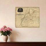 16" X 20" Map Of Kentucky Mammoth Cave Vintage Poster Wall Art - Homeroots