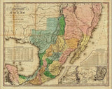 20" X 24" Vintage 1846 Map Of Mexico Wall Art - Homeroots