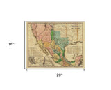 Vintage 1862 Civil War Map Unframed Print Wall Art - Homeroots - Flyclothing LLC