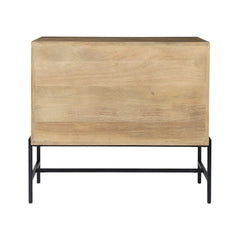 Rustic Honey Brown Two Door Shadowbox Cabinet - Homeroots