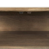 Rustic Honey Brown Two Door Shadowbox Cabinet - Homeroots - Flyclothing LLC