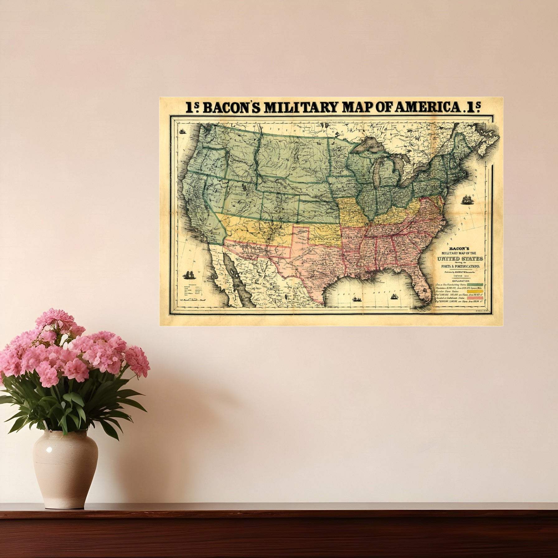 Vintage 1933 Map Of Long Island Unframed Print Wall Art - Homeroots - Flyclothing LLC