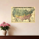 Vintage 1933 Map Of Long Island Unframed Print Wall Art - Homeroots